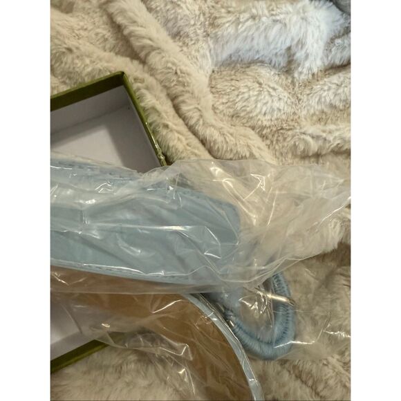 Women's Risantry Light Blue Faux Leather Dress Belt Small  NEW - Picture 5 of 7